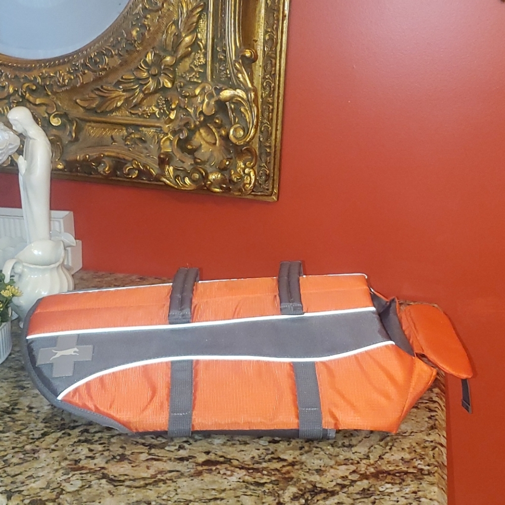 0304 Reflective Large Dog Flotation Life Jacket
